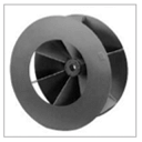 shrouded radial blade blower